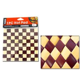 96 Pieces Checkered Hot Pad - Placemats