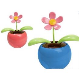 36 Wholesale Solar Powered Waving Flower Toy