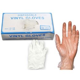 20 Pairs Gloves 100pc Vinyl W/box - Kitchen Gloves