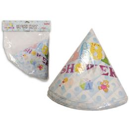 144 Wholesale Baby Shower Party Hat 8pcs 23c