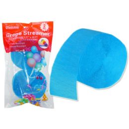 96 Pieces Streamer Light Blue 2pc 4.5x25 - Streamers & Confetti