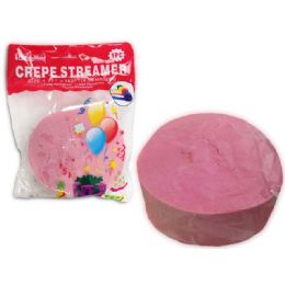 96 Pieces Pink Streamer 1pc - Streamers & Confetti