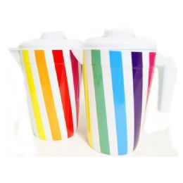 96 Pieces Water Jug W/color Bars - Drinking Water Bottle