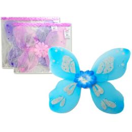 144 Pieces Butterfly Wing 50x40cm W/dia - Costumes & Accessories