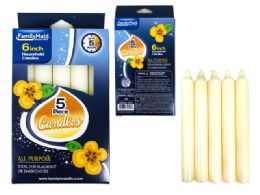 96 Pieces Candle 5 Piece In Window Box - Candles & Accessories