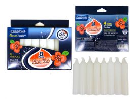 72 Pieces Candle 8 Piece In Window Box - Candles & Accessories