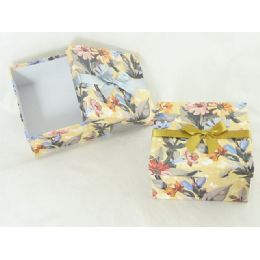 48 of Paper Box Sq 6.3"x6.3"x3.35"flower Design