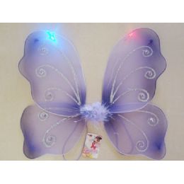 144 Pieces Butterfly Wing W/light - Costumes & Accessories