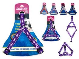 72 Pieces Expandable Dog Harness - Pet Collars and Leashes