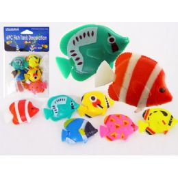 144 Pieces 6pc Fish Tank Decorations - Fishing Items