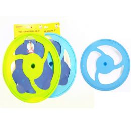 72 Wholesale Pet Flying Disc. 10.2" Dia. Blue, Green Clr
