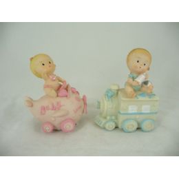 72 Pieces Pr Baby Boy/girl Top Oftrain&plane - Party Novelties