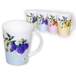 36 Wholesale Mug Fruit 3.4diax4.1"h