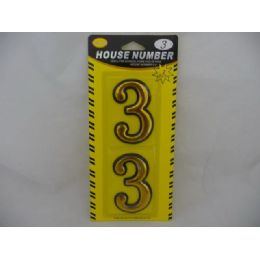 144 Wholesale House Number 2pcs In Card