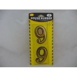 144 Wholesale House Number 2pcs In Card