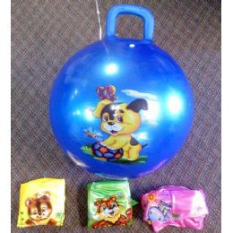 24 Wholesale Large Bouncing Ball With Handle