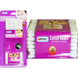72 Wholesale Cotton Swab 350 Count Estella