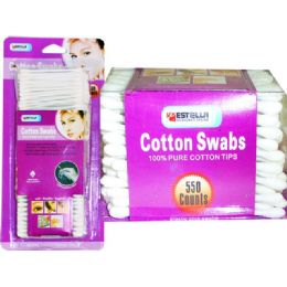 60 Wholesale Cotton Swab 550 Count Estella