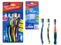 144 Wholesale 5 Pack Children's Toothbrushes