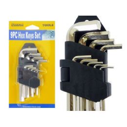 72 Wholesale 9pc Hex Key Screwdriver Set