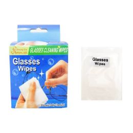 144 Units of Ccc Glasses Cleaning Wipes 24pcs/pk - Eyeglass & Sunglass Cases