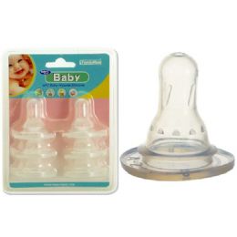144 Wholesale Baby NippleS- 6pc