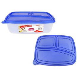 72 Pieces 3 Section Food Container - Kitchen Gadgets & Tools