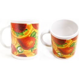 72 Wholesale Mug 11oz W/printing Fruit