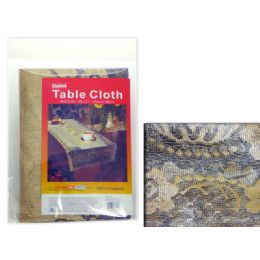 144 Wholesale Tablecloth Silk Flo 1.4x0.8m