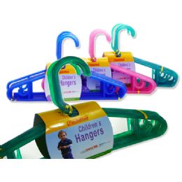 72 Pieces Hanger 8pc/pk For Kid11.5x6.5" Red,blue,gr - Hangers