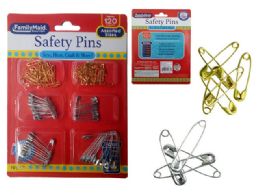 144 Packs 120 Piece Safety Pins - Sewing Supplies