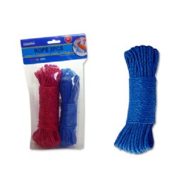 72 Pieces Rope 2pcs 50ft+50fthc+opp Old 15813 - Rope and Twine