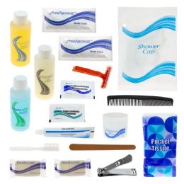 24 Pieces 19 Piece Hygiene & Toiletry Kit For Men, Women, Travel, Charity - Hygiene Gear