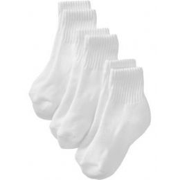 Women White Quarter Ankle Socks Size 9-11