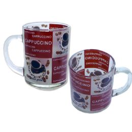 72 Wholesale Mug 1pc 2.8" Dia X3.5" H Coffee Design