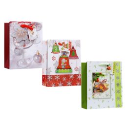 144 Pieces Christmas Medium Sized Gift Bag - Christmas Gift Bags and Boxes