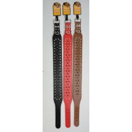 24 Wholesale 27 Inch Extra Wide Dog Collar With Studs And Spikes