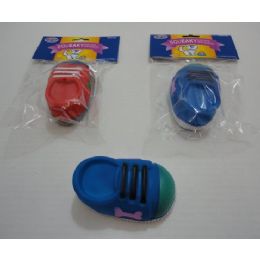 144 Wholesale 4"x2.5" Squeaky Tennis Shoe Dog Toy