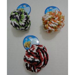 36 Wholesale Pet Rope Knot Ball