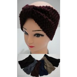 48 Wholesale Hand Knitted Ear Band [loose Knit] Loop