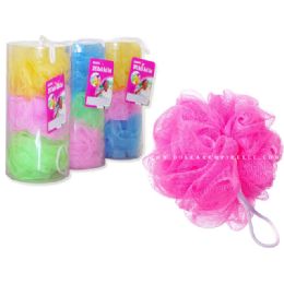 72 Wholesale Bath Sponge 3pc