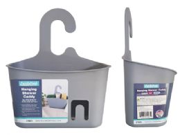 12 of Shower Caddy with Hook 8X4.25X9.75-inch- GREY