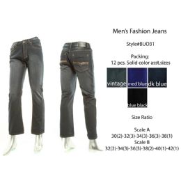 12 Pieces Mens Fashion Jeans - Mens Jeans