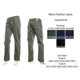 12 Pieces Mens Fashion Jeans - Mens Jeans