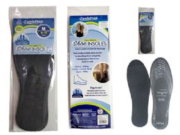 288 Units of 2 Pairs Anti Odor Insoles - Footwear Accessories