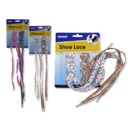 96 Wholesale Shoe Laces 2pairs Bc. 35" And 43.3" Long
