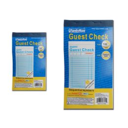 96 Bulk Guest Check Book