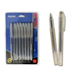 144 Wholesale 8 Piece Ball Pen