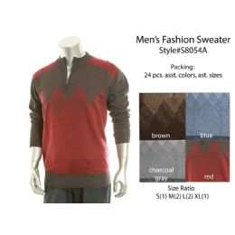 24 Wholesale Mens Fashion Sweater