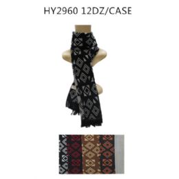 36 Pieces Mens Fashion Winter Scarves - Winter Scarves